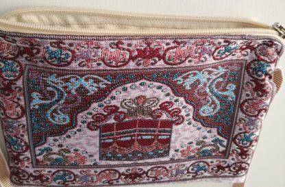 Small portable praying carpet with matching bag