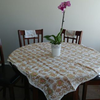 Aghabani half handmade traditional Syrian table clothes