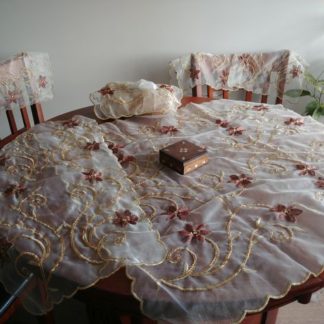 Hand Embroidered Coffee Table Set of 7 pieces