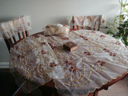 Hand Embroidered Coffee Table Set of 7 pieces