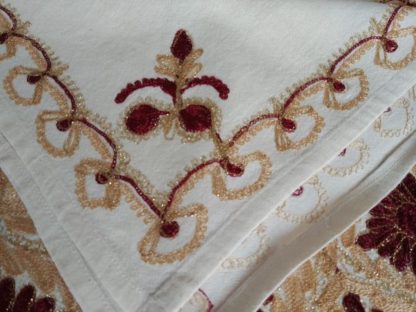 Aghabani half handmade traditional Syrian table clothes